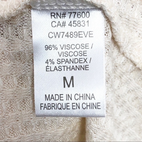 CHASER waffle knit light weight thermal turtleneck tunic. - Picture 11 of 13